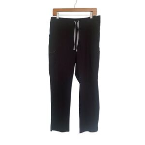 FIGS Technical Collection Black Scrubs Pants TW2000R, Size L